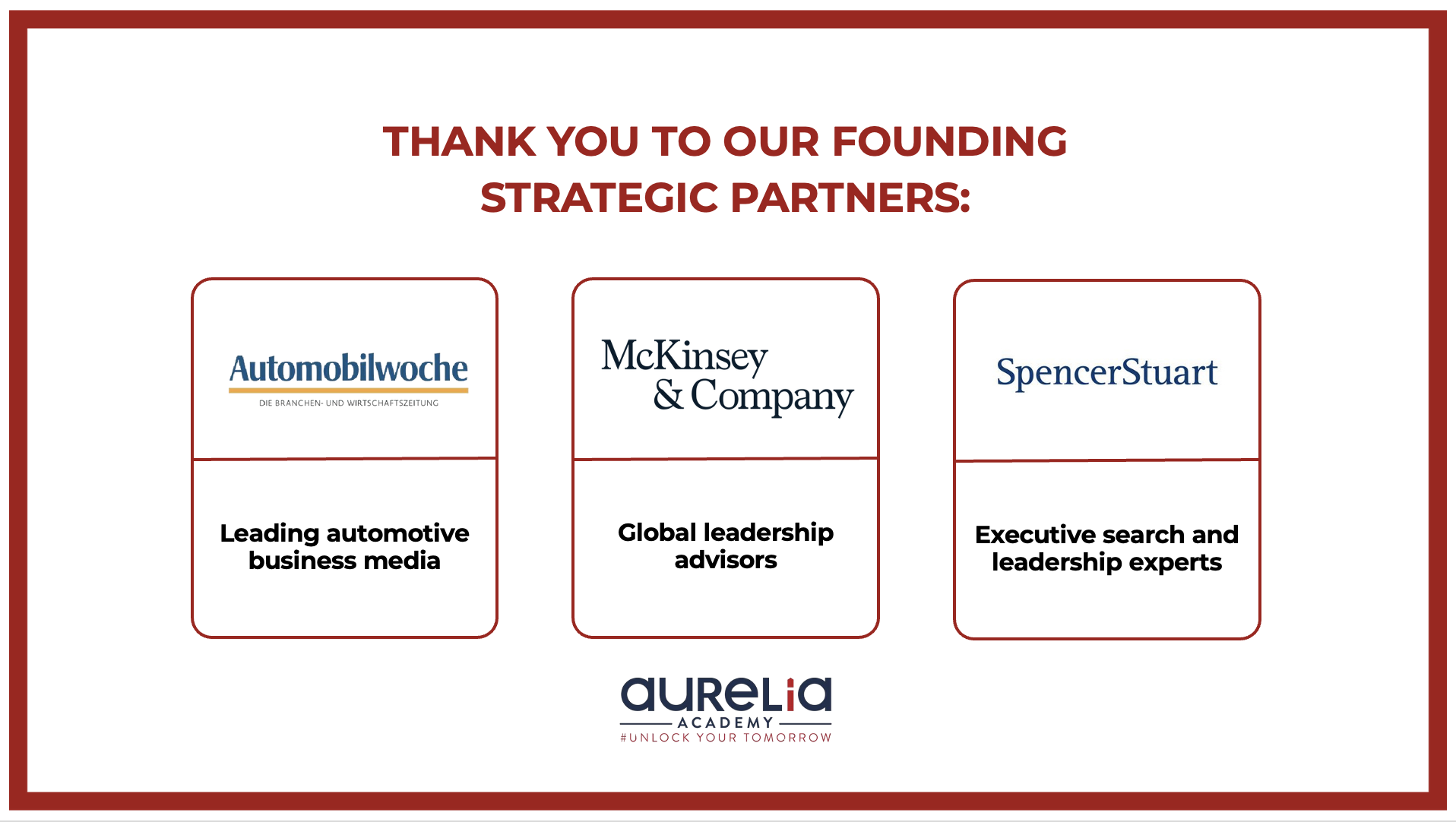 Founding Strategic Partner